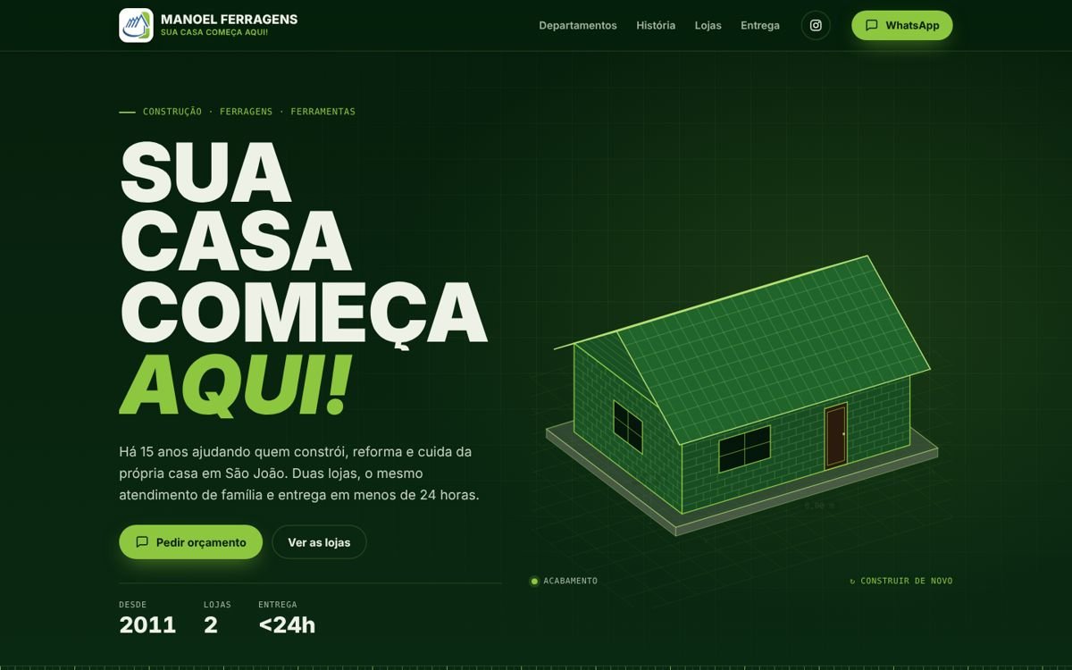 Site Manoel Ferragens